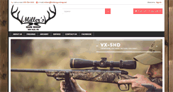 Desktop Screenshot of millersgunshopinc.com